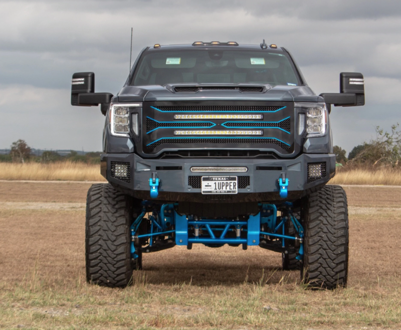 Fusion Bumpers - Fusion FB2020GMCGLFB Gladiator Series Front Bumper for GMC Sierra 2500 HD/3500 2020-2021