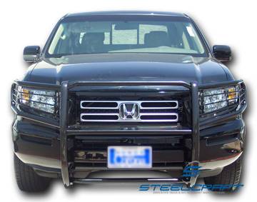 Steelcraft - Steelcraft 55070 Black Grille Guard Honda Ridgeline (2006-2008)