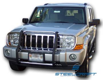 Steelcraft - Steelcraft 52050 Black Grille Guard Jeep Cherokee (1984-2001)