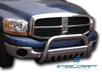 Steelcraft - Steelcraft 72020B 3" Bull Bar for (1994 - 2002) Dodge Ram 2500/3500 (Exc. 99-02 Sport Models) in Black