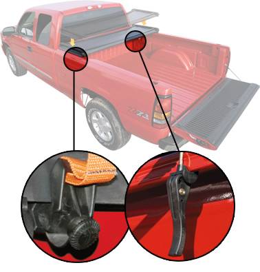 Rugged Cover - Rugged Cover FCF5504 Premium Folding Tonneau Cover Ford F150 5.5' bed (2004-2008)