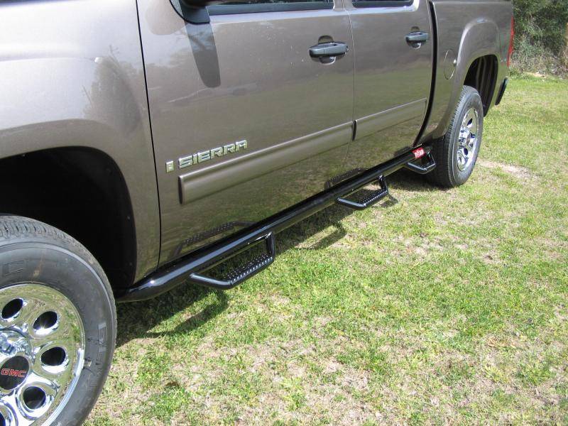 N-Fab - N-Fab C07100CC-6 Bed Access Nerf Steps Chevy/GMC 1500 Crew Cab 5'6" Bed 2007-2013