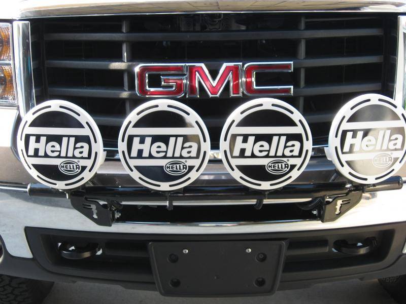 N-Fab - N-Fab C074LB-HD Light Bar Chevy Silverado 2500/3500 2007-2010