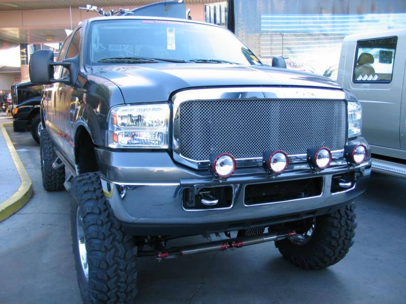 N-Fab - N-Fab F99350LB Light Bar Ford F250/F350/Super Duty/Excursion 1999-2007