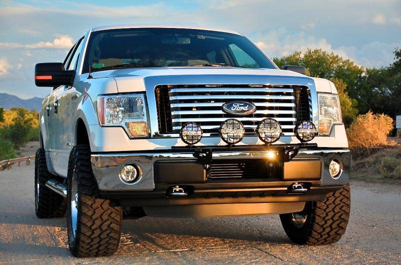 N-Fab - N-Fab F094LB Light Bar Ford F150/Lobo/Raptor 2009-2013