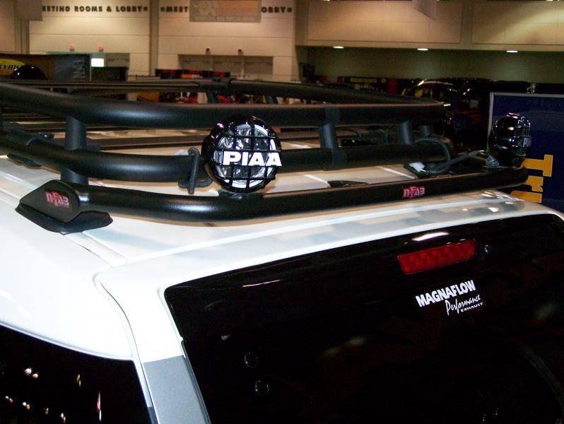 N-Fab - N-Fab TFJ4RLR Light Bar Toyota FJ Rear Roof Mounted Light Bar 2005-2013