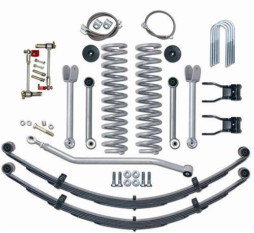 Rubicon Express - Rubicon Express RE6130 4.5" Super-Flex with Rear Springs Jeep XJ 1984-2001