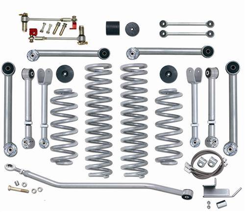 Rubicon Express - Rubicon Express RE7000 4.5" Super-Flex Kit Jeep TJ/LJ