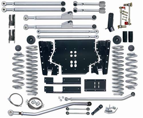 Rubicon Express - Rubicon Express RE7203 Extreme-Duty Long Arm 3.5" Jeep TJ 1997-2002