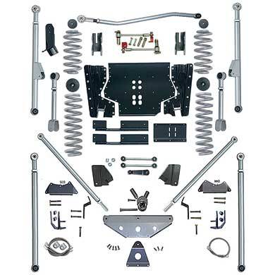 Rubicon Express - Rubicon Express RE7524 Long Arm Kit with Tri Link 4.5" Jeep LJ Unlimited 2004-2006