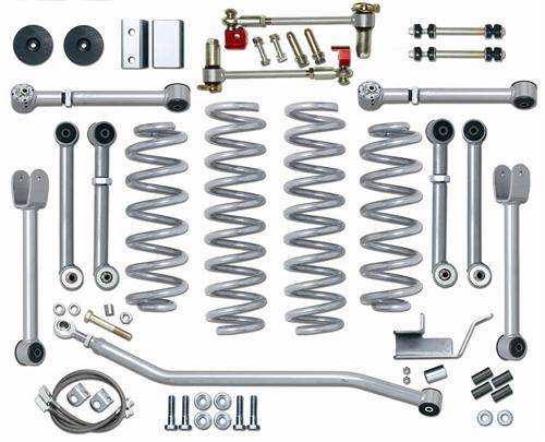 Rubicon Express - Rubicon Express RE8000 4.5" Super-Flex Kit Jeep ZJ 1993-1998
