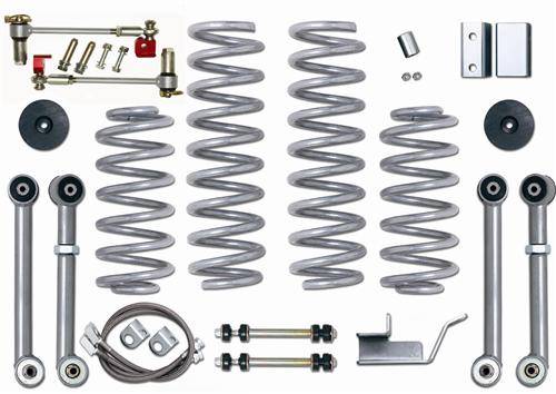 Rubicon Express - Rubicon Express RE8003 3.5" Super-Flex Kit Jeep ZJ 1993-1998
