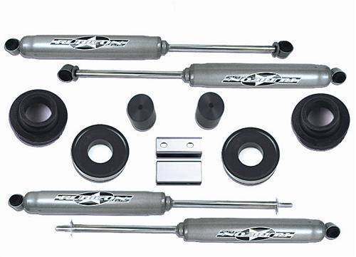 Rubicon Express - Rubicon Express RE8530 Jeep WJ 2" Budget Boost Kit Includes Shocks