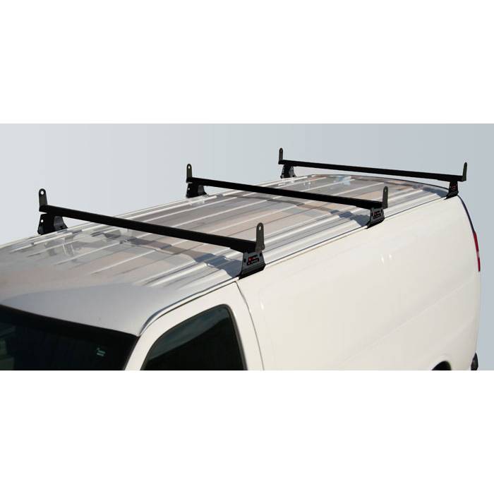 Vantech - Vantech H3067B 3 Bar with A03 Side supports Aluminum Black Dodge Ram 1981-2012