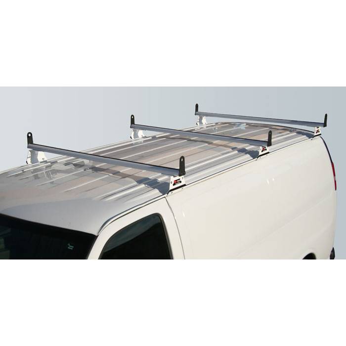 Vantech - Vantech H3067W 3 Bar with A03 Side supports Aluminum White Dodge Ram 1981-2012