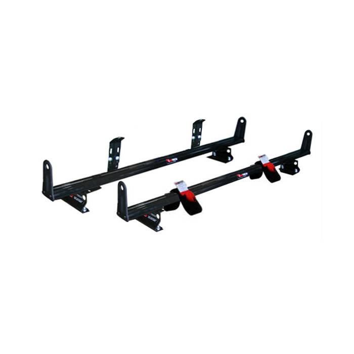 Vantech - Vantech J2026B Rack System Black Aluminum 55 Inch Width Pickup Toppers & Caps Universal