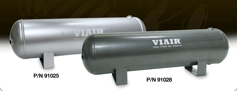 Viair - Viair 91028 2.5 Gallon Air Tank | Six 1/4" NPT Ports 200 PSI Rated