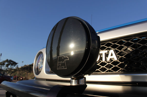 Eagle Eye Lights - Eagle Eye Lights HID608SF50W 6 3/16" Stainless Steel 50W Internal Ballast HID Flood Clear Round HID Off Road Light with ABS Cover Each