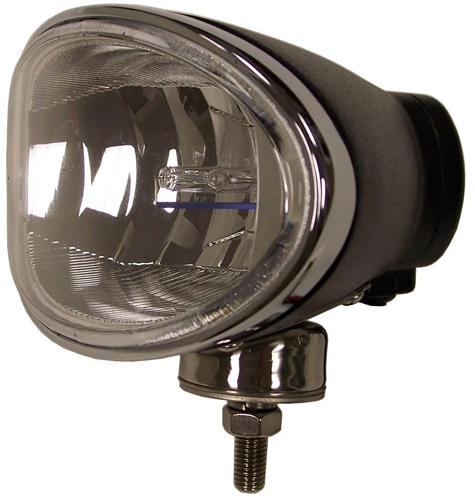 Eagle Eye Lights - Eagle Eye Lights HID965DB50W 8" Aluminum DieCast Black 50W External Ballast HID Driving Clear Oval HID Off Road Light with ABS Cover Each