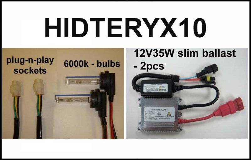 Eagle Eye Lights - Eagle Eye Lights HIDTERYX10 2010-2012 Kawasaki Teryx 35W HID Kit