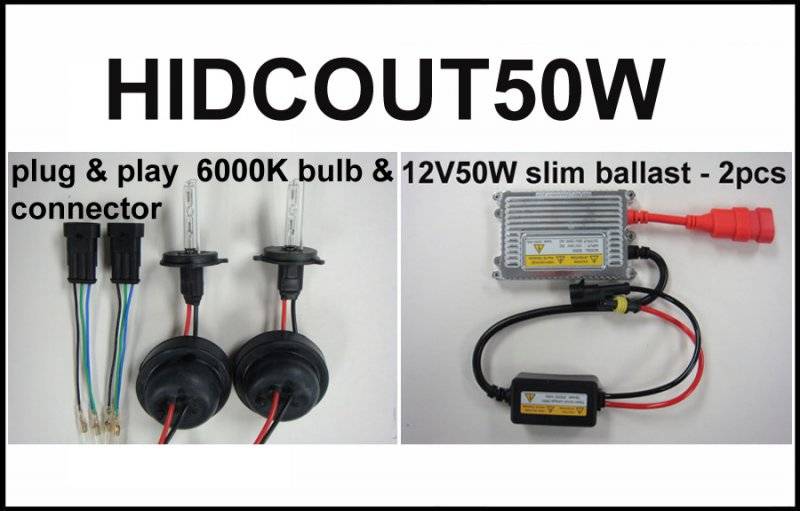Eagle Eye Lights - Eagle Eye Lights HIDCOUT50W 2006-2012 Can Am Outlander 50W HID Upgrade Kit