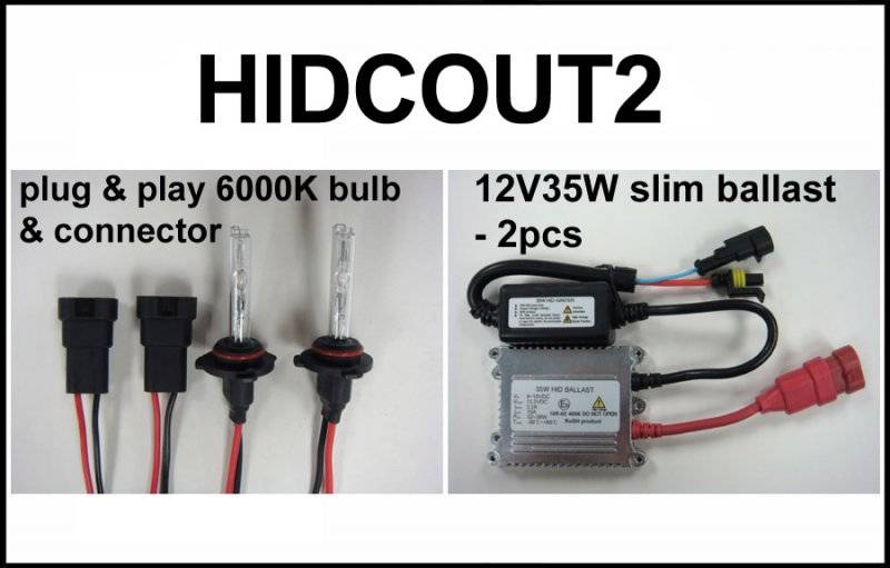 Eagle Eye Lights - Eagle Eye Lights HIDCOUT2 2012 Can Am Outlander 35W HID Kit