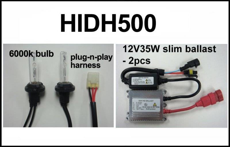 Eagle Eye Lights - Eagle Eye Lights HIDH500 2005-2012 Honda TRX500 35W HID Kit