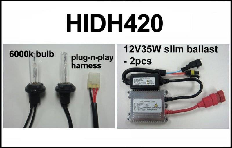 Eagle Eye Lights - Eagle Eye Lights HIDH420 2007-2012 Honda TRX420 RANCHER 35W HID Kit