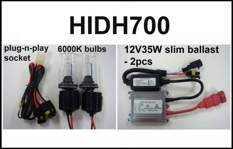 Eagle Eye Lights - Eagle Eye Lights HIDH700 2008-2009 Honda TRX700 35W HID Kit
