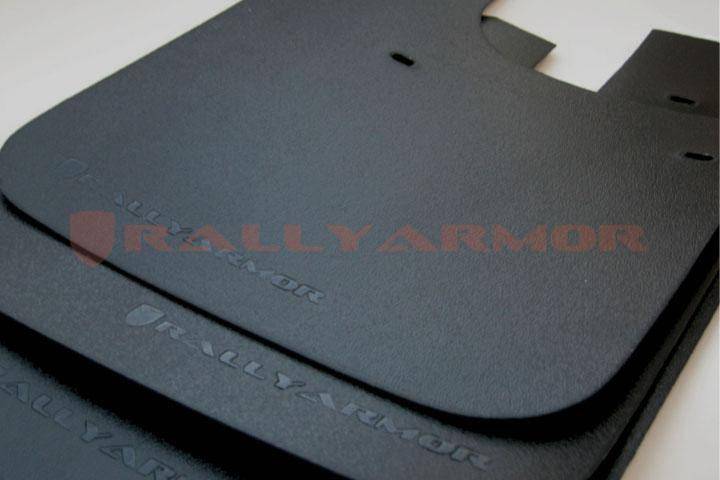 Rally Armor - Rally Armor MF12-BAS-BLK Basic Universal Mud Flap 12" W x 15" H