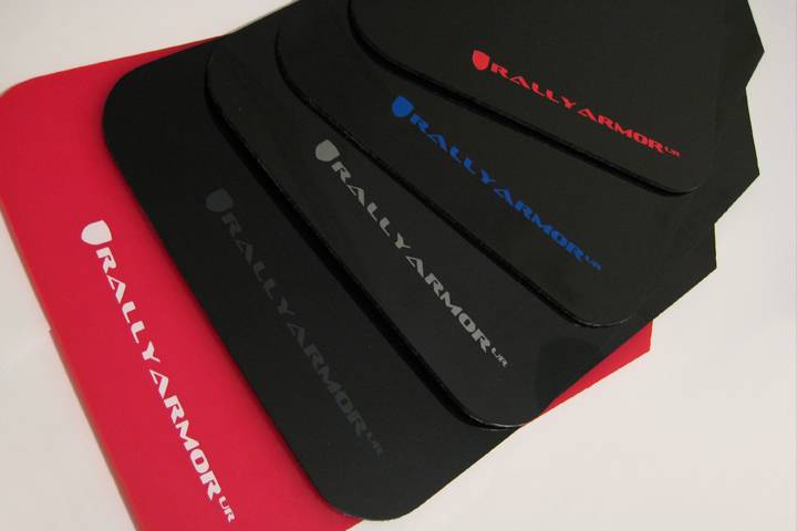 Rally Armor - Rally Armor MF14-UR-BLK/GRY UR Series Black Mud Flap with Grey Rally Armor Logo 2010+ Subaru Legacy