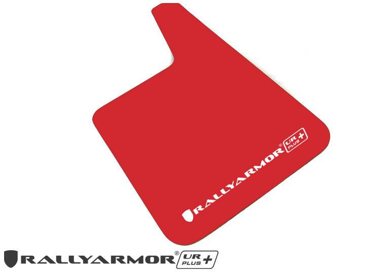 Rally Armor - Universal UR Plus Red Mud flap with White Logo 11.5" x 19"