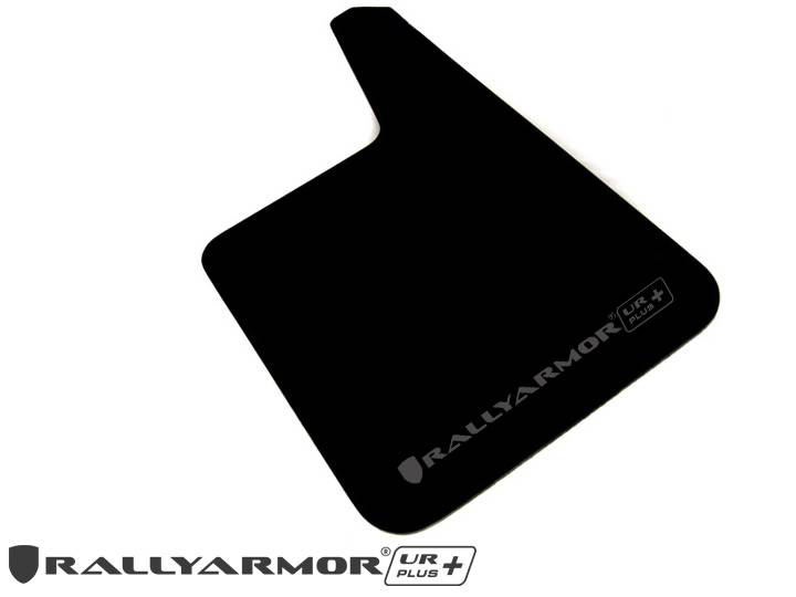 Rally Armor - Universal UR Plus Black Mud flap with Grey Logo 11.5" x 19"