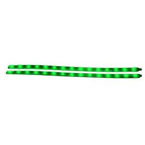 Vision X - Vision X HIL-FM12G Twin Pack Flexible LED Bars 12" Green