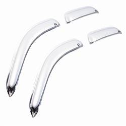 Auto Ventshade 684515 Chrome Ventvisor Deflector 4 pc.