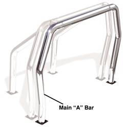 Go Rhino 92001C Rhino Bed Bars Front Main A Bar