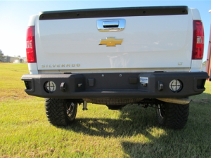 Hammerhead Bumpers - Hammerhead 600-56-0183 Rear Bumper with Sensor Holes for GMC Sierra 1500 2007-2013 - Image 2