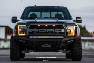 Addictive Desert Designs - ADD F117382860103 HoneyBadger Winch Front Bumper for Ford Raptor 2017-2020 - Image 4