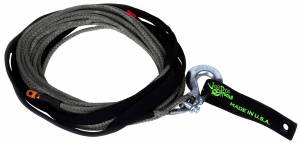VooDoo Offroad 1400008 1/4" x 50' UTV Winch Line Black