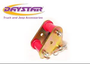 Daystar KJ61019BK Jeep YJ 0" Front Replacement Shackle Towing Pin with Clip