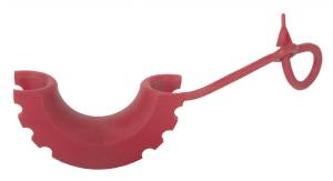 Daystar KU70058RE Locking D-Ring Isolators Red Pair