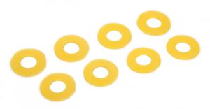 Daystar KU71074YL D-Ring and Shackle Washers Set Of 8 Yellow