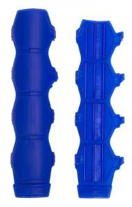 Daystar KU71127RB Universal Shock and Steering Stabilizer Armor Blue with Mounting Rings Set of 4