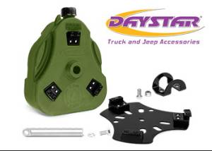 Daystar KU71129GN Cam Can Green 2 Gallon with 1.5" Roll Bar Mount with Spout