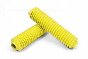 Daystar MX00482YL Kawasaki/Yamaha Fork Boot 2" Travel 8" Extended 6" Collapsed Yellow