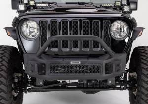 Go Rhino - Go Rhino 331101T Rockline Front Bumper with Stubby Bar Jeep Wrangler JL 2018-2020 - Image 2