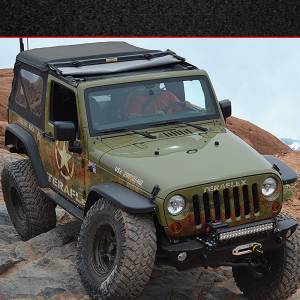 MCE Fenders FFJKG2-F Hi-Clearance Flat Flares Factory Width 2 Front Jeep Wrangler JK 2007-2018