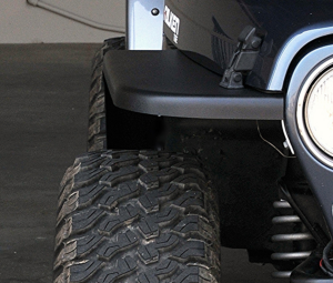 MCE Fenders FFTJG2-4.5 2 Front and 2 Rear 4.5" Wide Flat Fender Flares Jeep Wrangler TJ/LJ 1997-2006