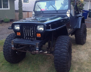 MCE Fenders FFYJG2-3-R 2 Rear 3" Wide Flat Fender Flares Jeep Wrangler YJ 1987-1995