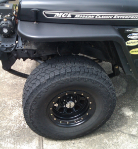 MCE Fenders - MCE Fenders FFYJG2-6 2 Front and 2 Rear 6" Wide Flat Fender Flares Jeep Wrangler YJ 1987-1995 - Image 2